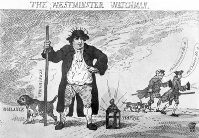 Il guardiano di Westminster da Thomas Rowlandson